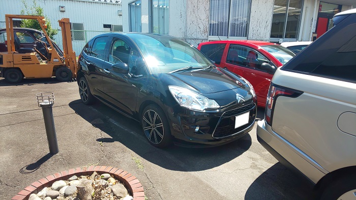 シトロエンC3A51　車検入庫