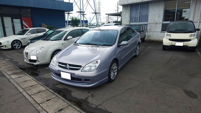 シトロエンC5　スタビリンク交換