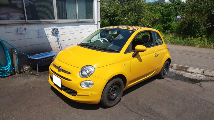 Fiat500　車検入庫