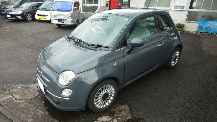 FIAT５００　バンプストップ交換